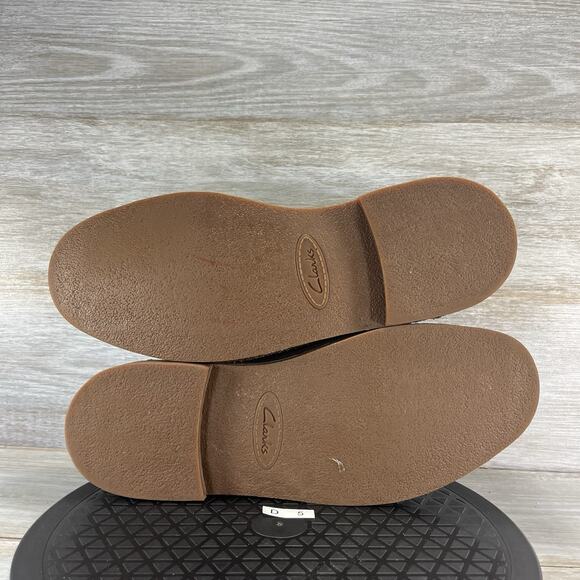 Clarks Men's Bushacre Rand Dark Navy Suede Chukka Boots Size 12 - Picture 8 of 8